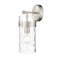 Z-Lite Fontaine 1 Light Wall Sconce, Brushed Nickel & Clear 3035-1SS-BN - alternate 1